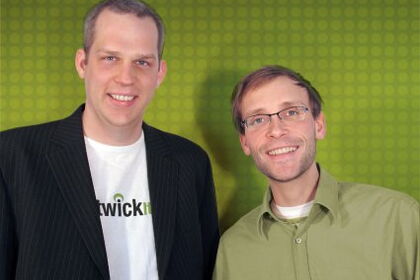 Die Twick.it-Macher Markus Möller und Sean Kollak.